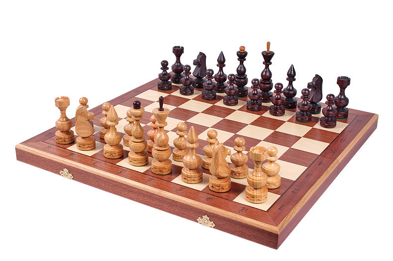 Schach-Debüt großes (48x48cm) Intarsienarbeit - 589f544f850f95fc123c470e63d324b2
