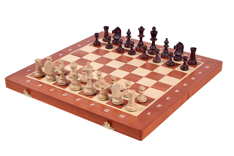 Tournament Chess No. 4 (42x42cm) ein wunderschönes Set von geschnitzten Holzschachfiguren - als Geschenk für Kinder und Erwachsene - db3084866bcce42bb3203c94781ca2c3