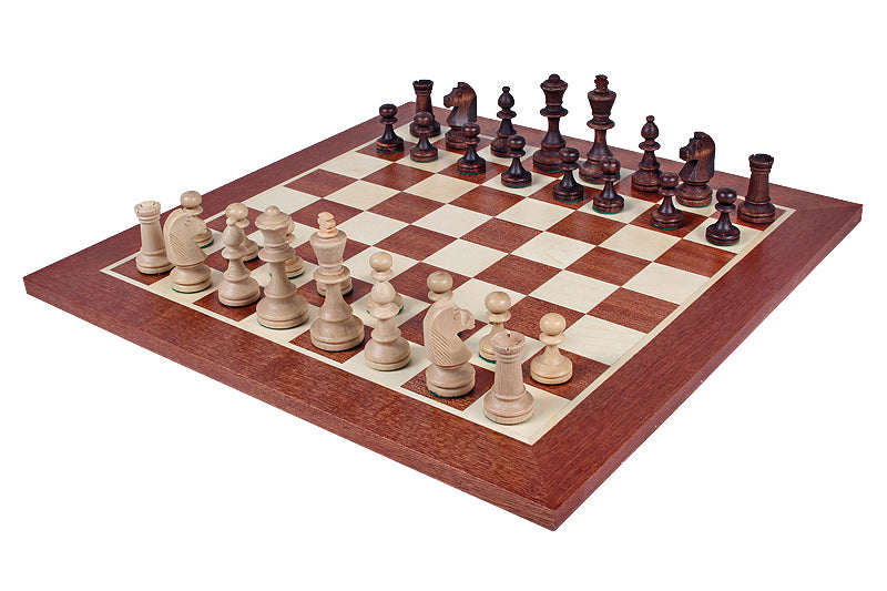 STAUNTON Std No 7 (in wooden box, dark) - STAUNTON Std No 7 (in wooden box, dark)
