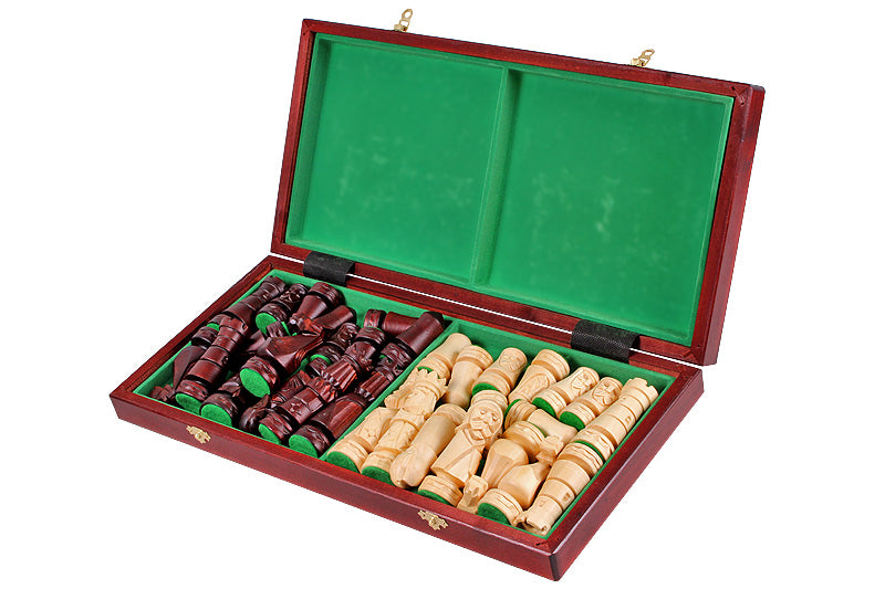 LARGE geschnitztes Holzschach (50x50cm) - 44cfff367a28dd562396b5fcad246dd0