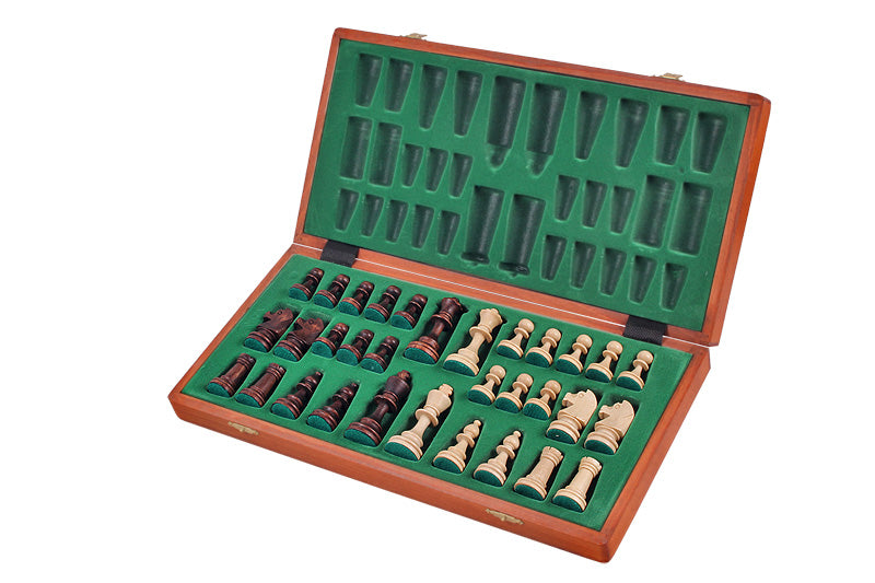 Tournament Chess No. 4 (42x42cm) ein wunderschönes Set von geschnitzten Holzschachfiguren - als Geschenk für Kinder und Erwachsene - 3175e62195c4a2a9751cc3afec5cad2f