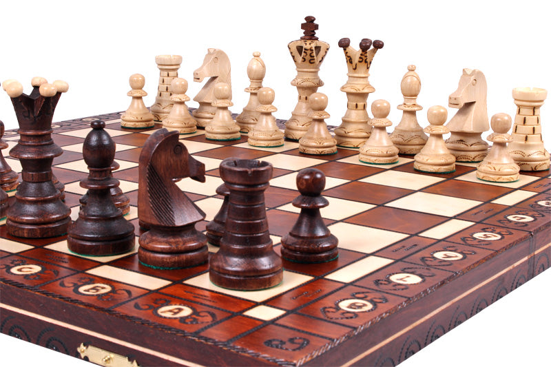 LUXURY Schach AMBASADOR - groß (54 x 54 cm) - 2d3e039f7926645fd648d63b0e5d02a8