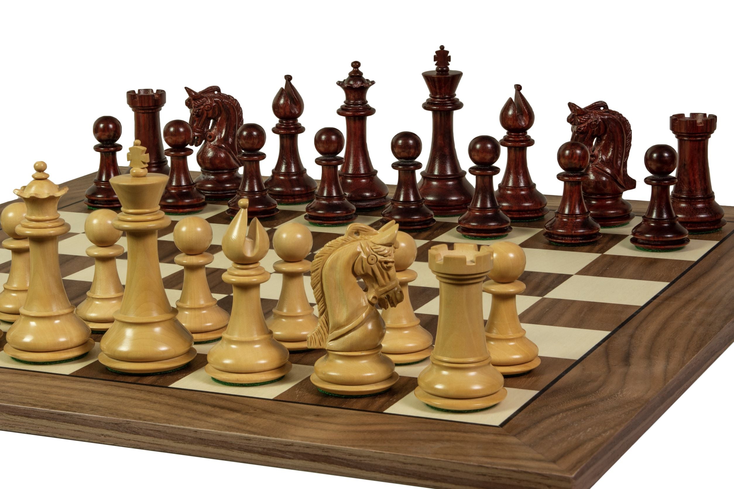 Schachbrett Nr. 5+ mit schwarzem Rahmen (ohne Beschreibung) Nussbaum/ Ahorn (Intarsien) - Exklusiv - ea4dfdcc8655a5006f420a0e0e0cbc6e