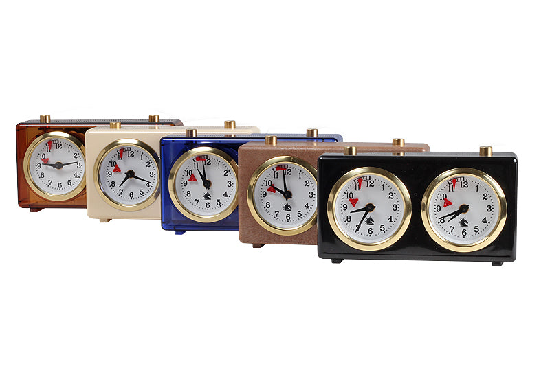 CLASSSIC plastic chess clock – AMBER SMALL - CLASSSIC plastic chess clock – AMBER SMALL