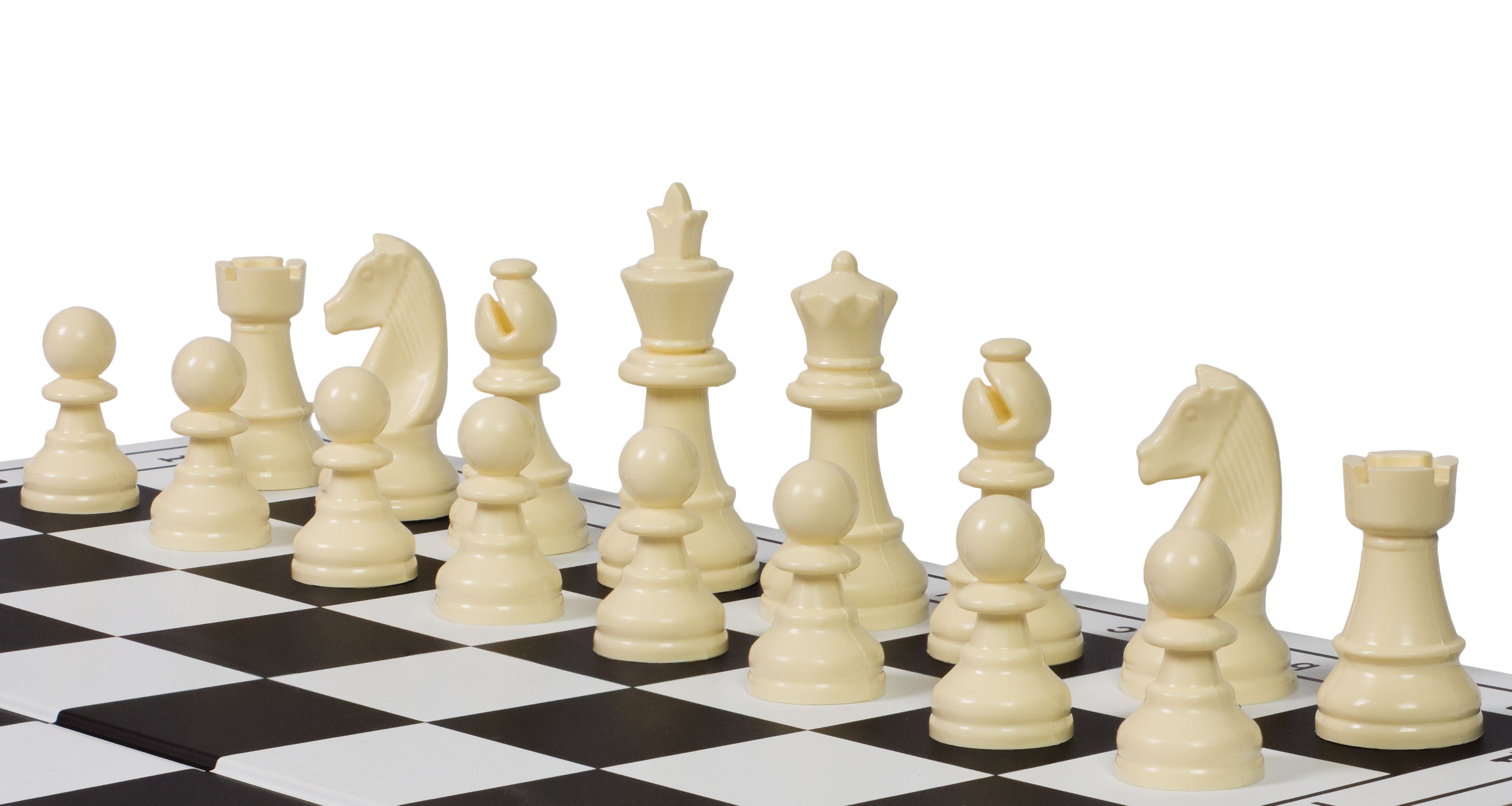 Staunton Schachfiguren Nr. 3, Kunststoff (König 65 mm) - 94398e93fcc1d5827819500f77fb62d9