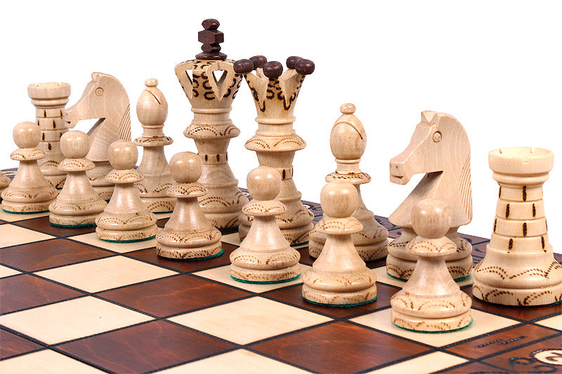 LUXURY Schach AMBASADOR - groß (54 x 54 cm) - b8ba46a98a726860baea888763e139ae