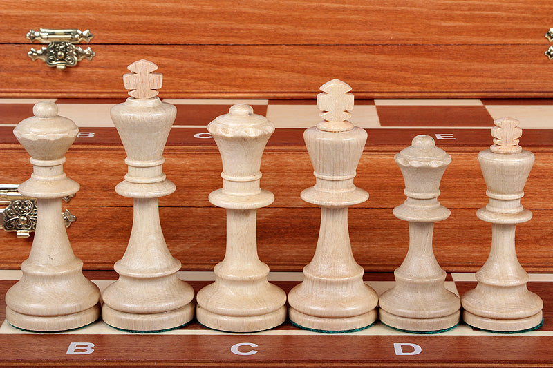 Turnier-Schachbrett Nr. 6 (54x54cm) Intarsien - d188cbe016b4fbef5adb736f31245882