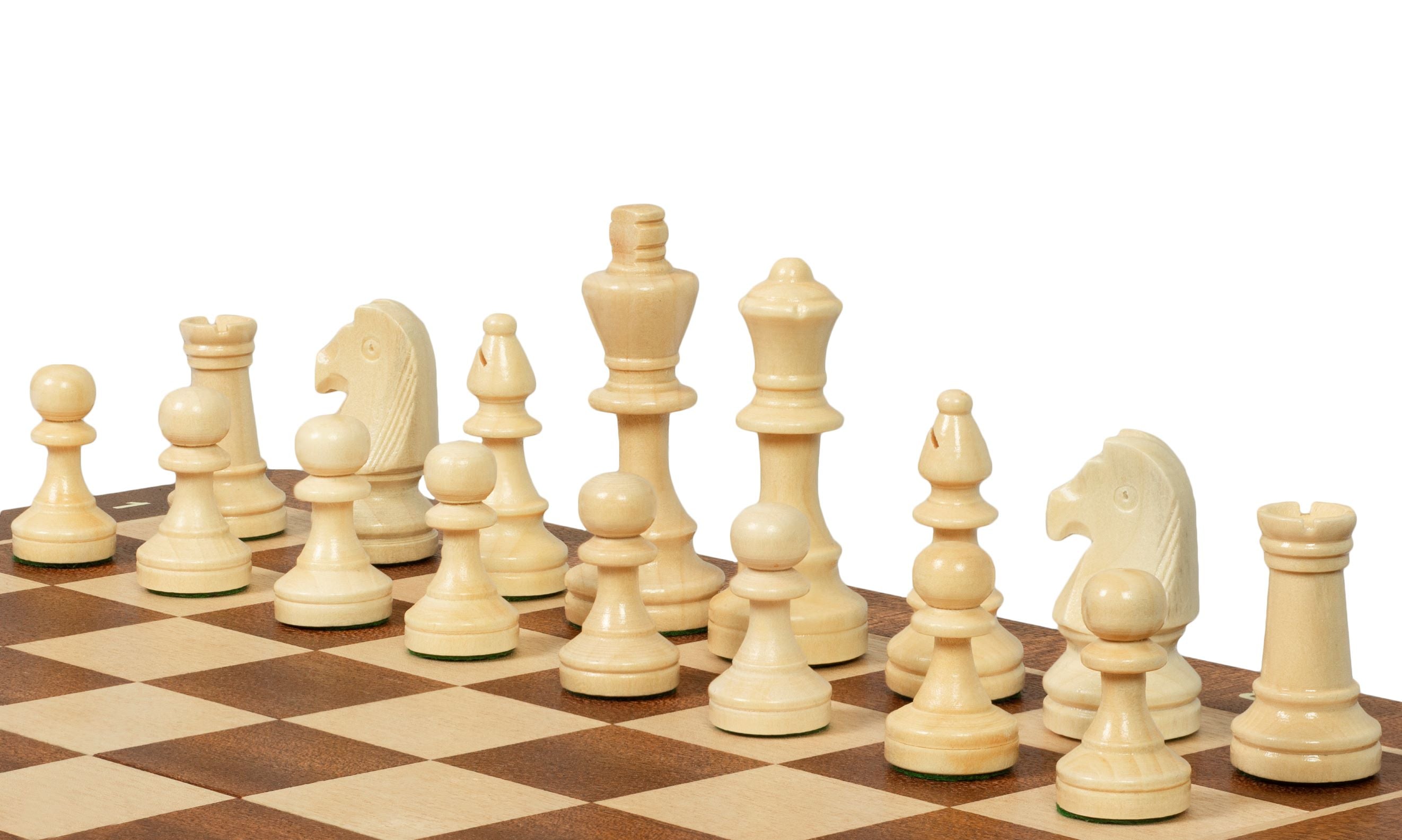 Sunrise tournament chess set no. 4 Exclusive (38x38cm) - Sunrise tournament chess set no. 4 Exclusive (38x38cm)