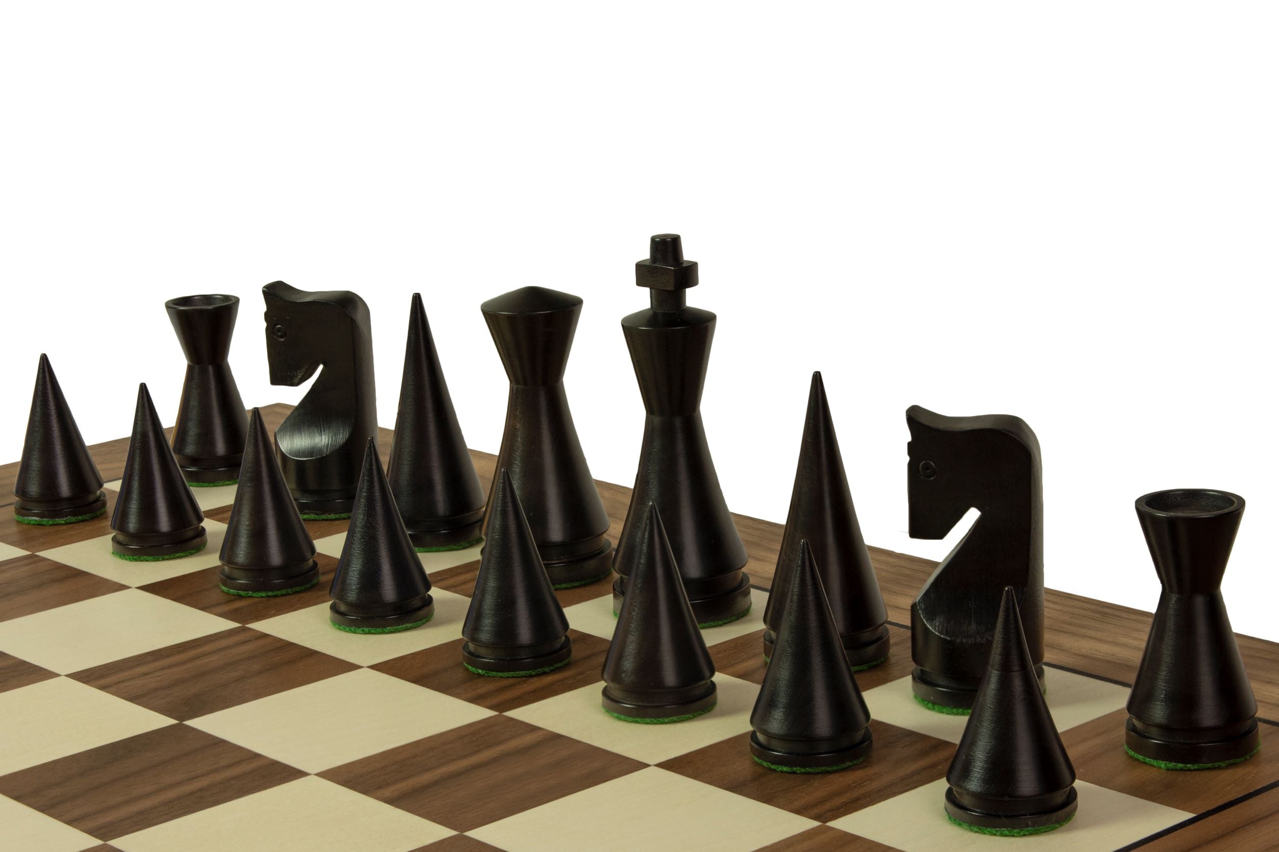 Schachbrett Nr. 5+ mit schwarzem Rahmen (ohne Beschreibung) Nussbaum/ Ahorn (Intarsien) - Exklusiv - a96cc6f4f28db264592a80bc5d383c81