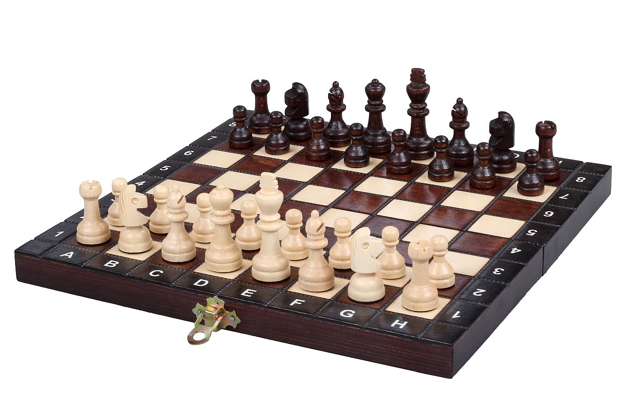 TABLE SCHOOL Chess (28x28cm) - nicht nur für Kinder - ec86a912e40e51708749a2c19ef48f7c