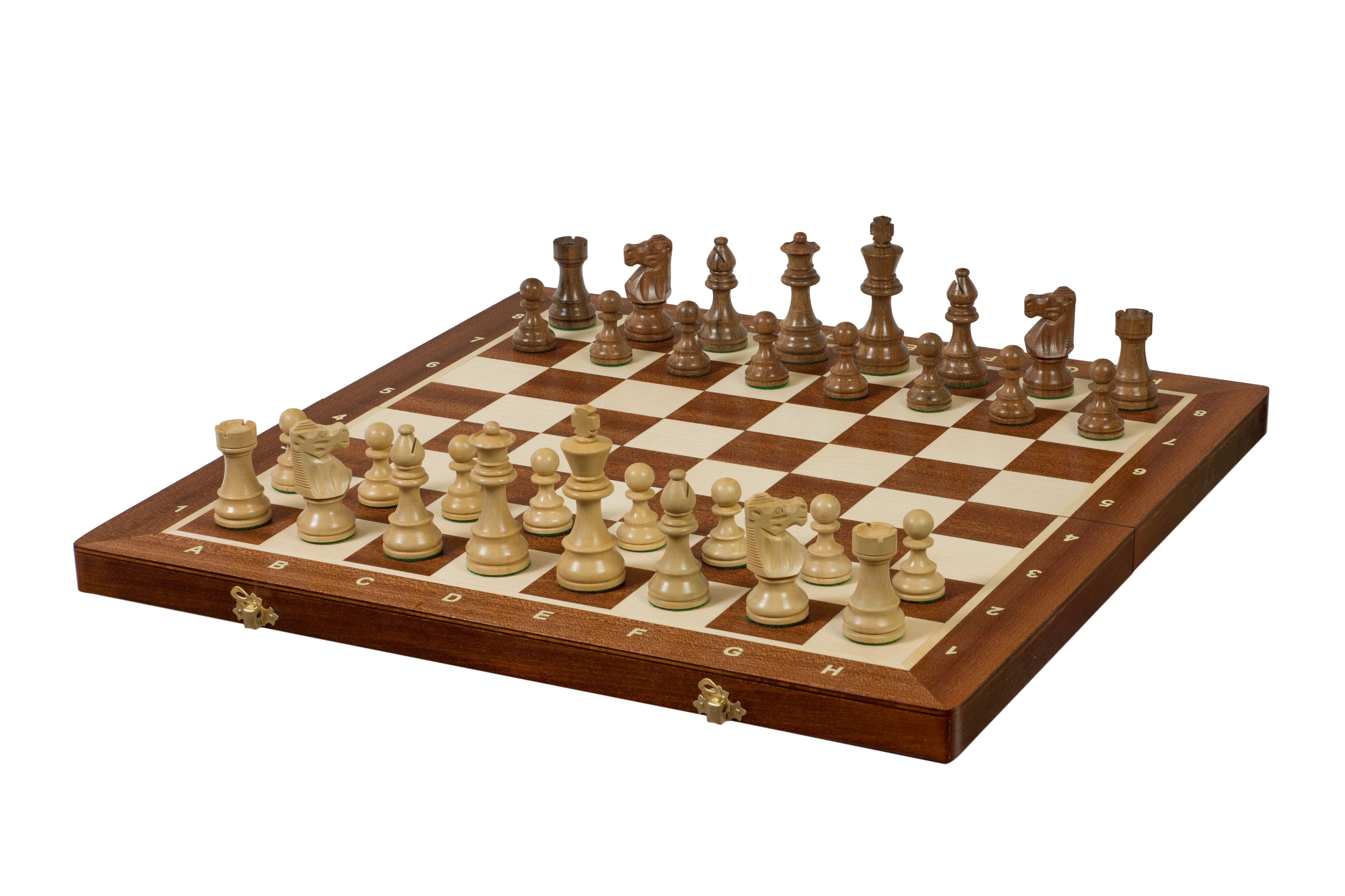 Juego de ajedrez de madera French de 3,75 pulgadas (cuadros de 58 mm) - b8d5c2aafc1bbb21bea5e4b05738e804