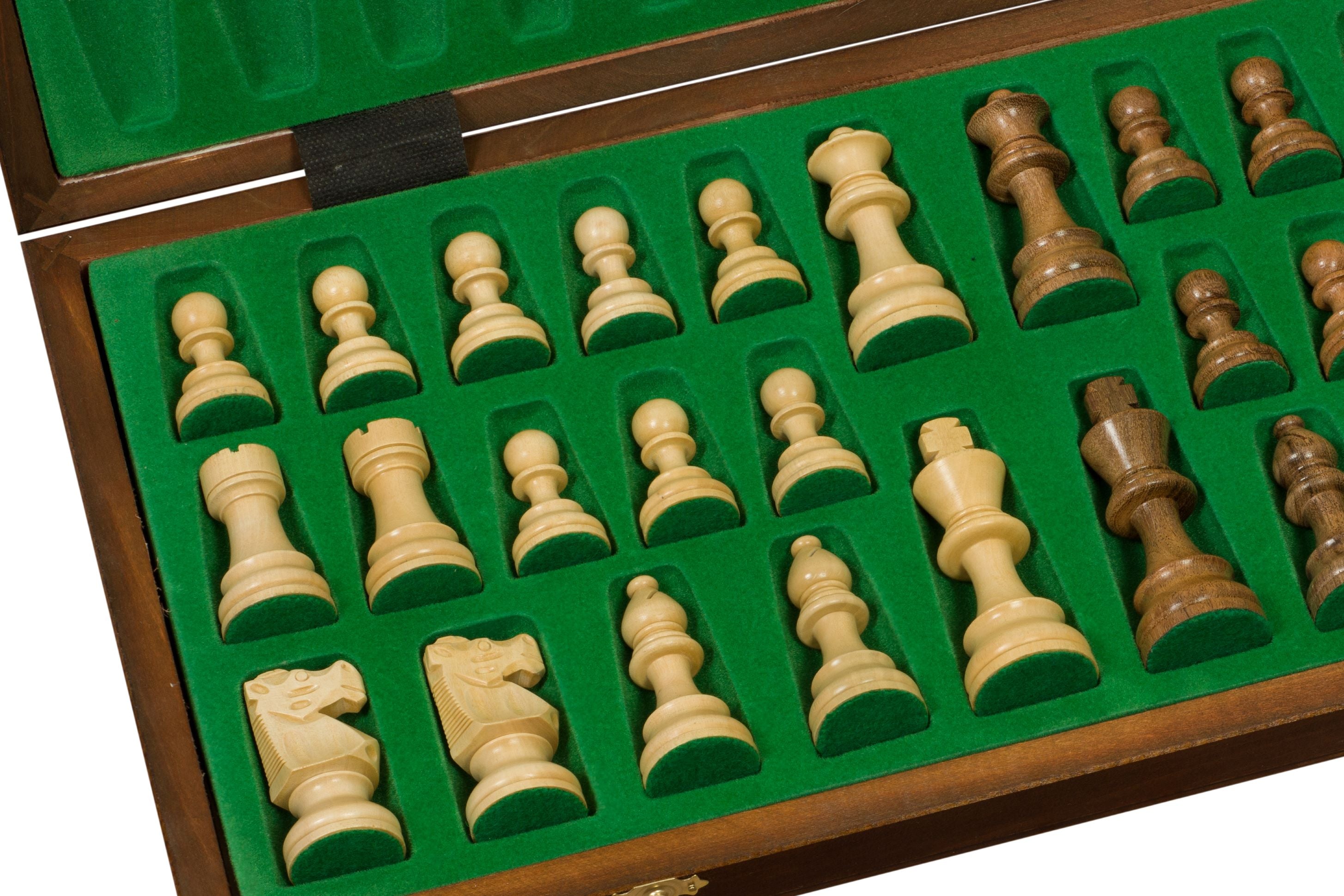 Juego de ajedrez de madera French de 3,75 pulgadas (cuadros de 58 mm) - 4701cc115a9456f35cde7866be127d7e