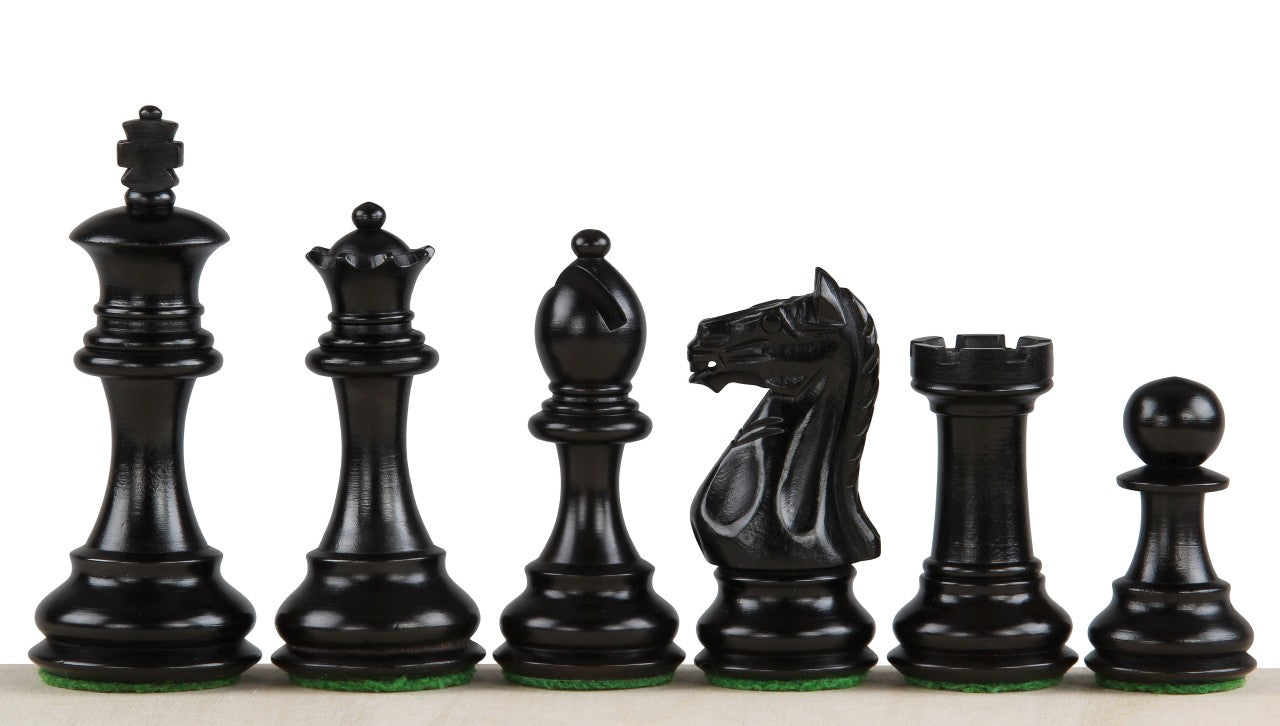 Oxford Chess Figures 3.5 Inch Carved Wooden - 4ebb7acd23fd0ef18a726b5526186145