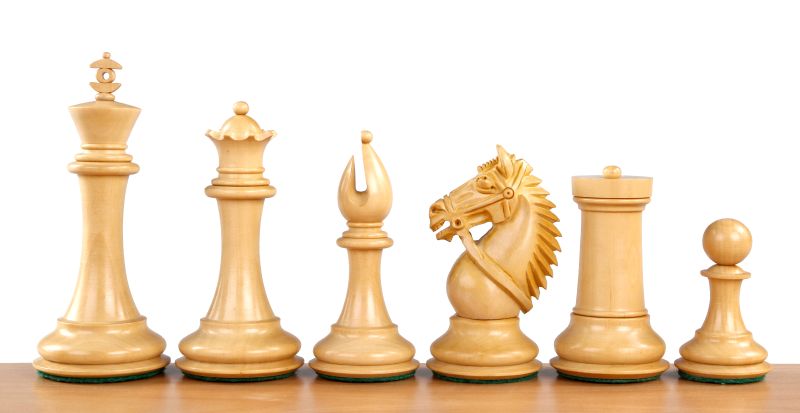 Schachfiguren Made in America Ebenholz 4,25 Zoll - 6d36716e0d2d98cd2e63a8075655ab53