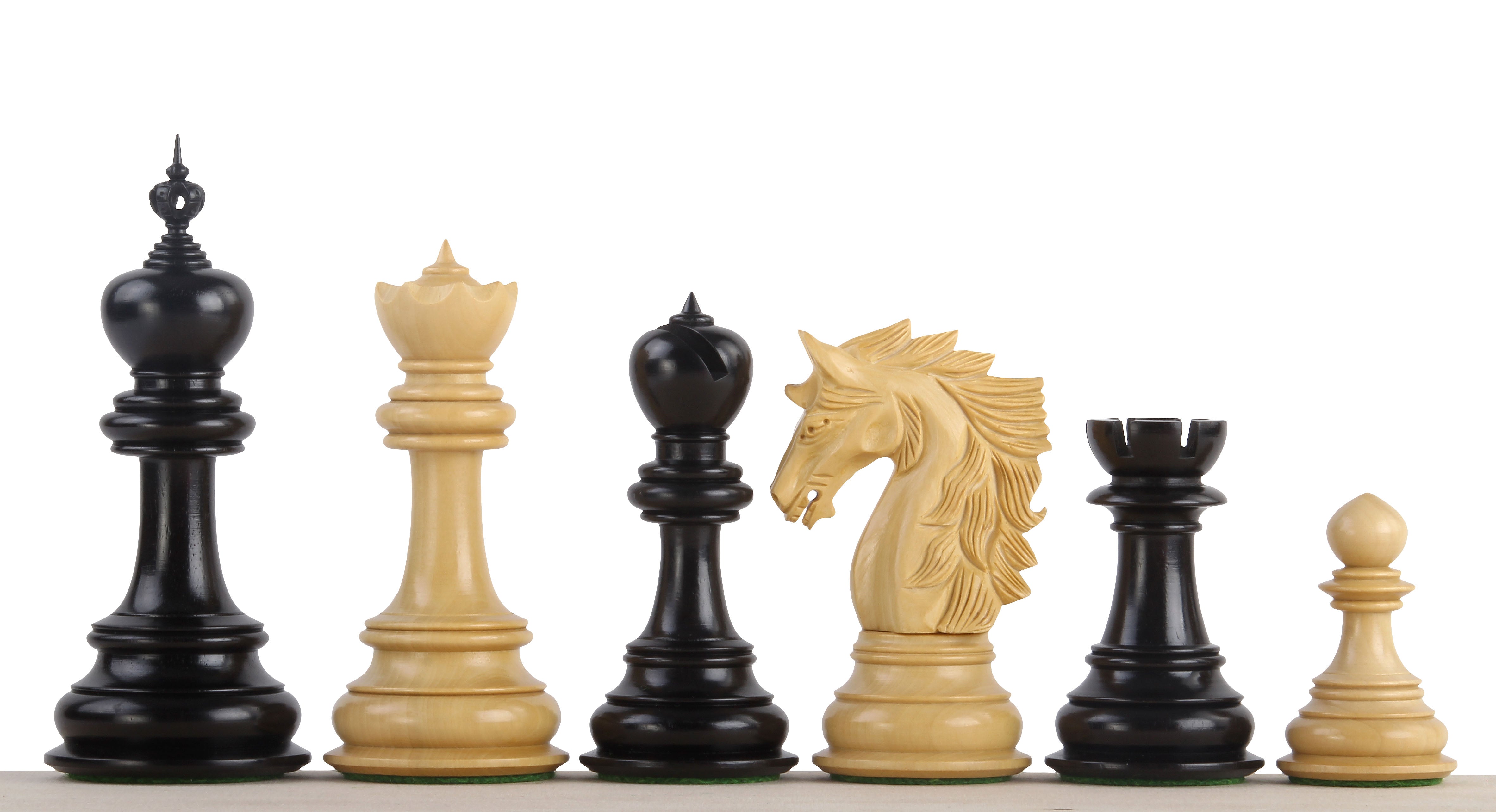 Dubliner Montgoy Ebenholz Schachfiguren 5 Zoll - ec0db5a5cb7fd310c3c49fccbbd7a44b