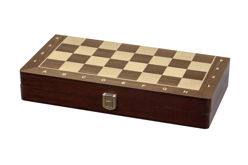 Sunrise Tournament wooden chess set No. 3 (30 x 30 cm) walnut / maple - Sunrise Tournament wooden chess set No. 3 (30 x 30 cm) walnut / maple