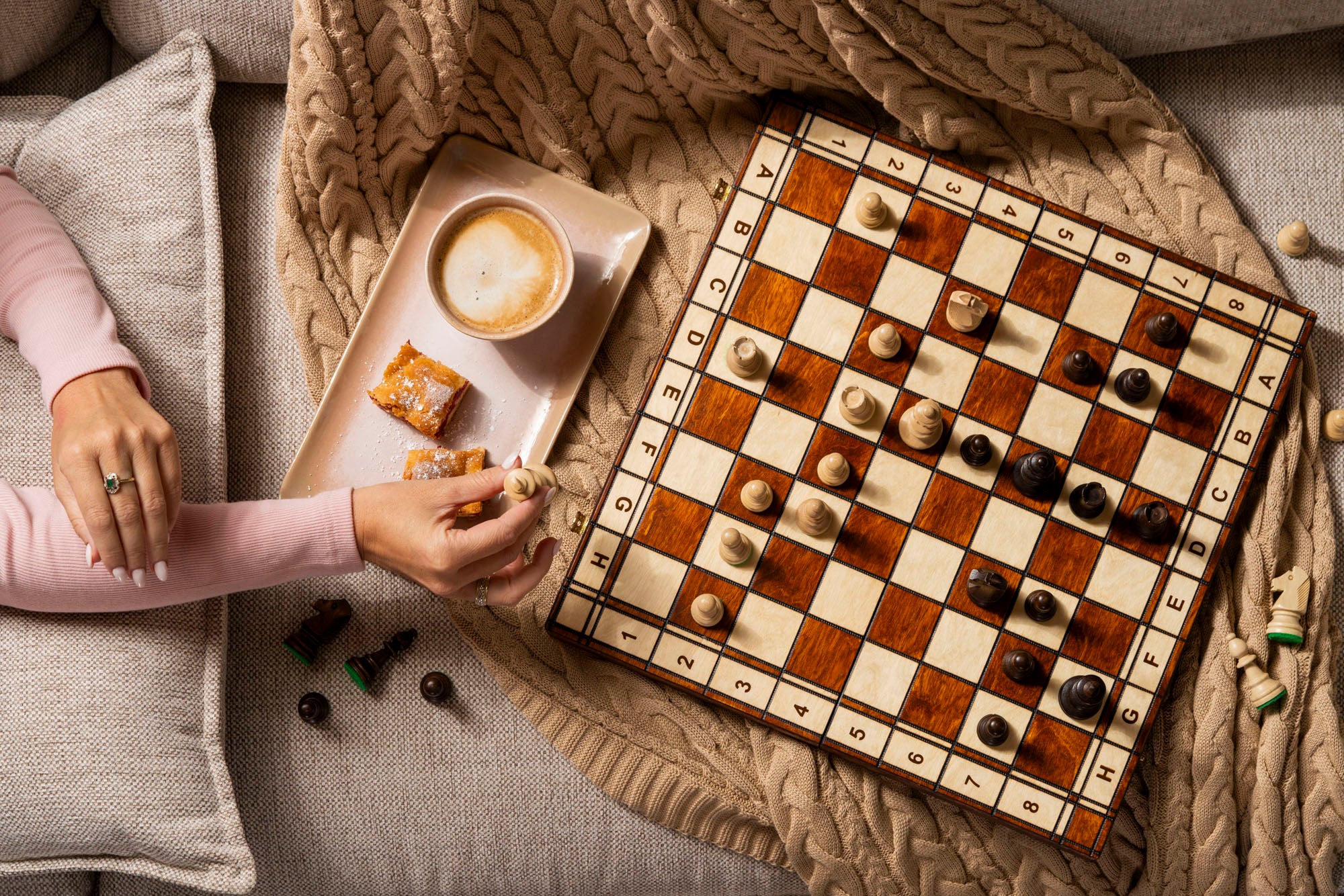 HOLZ-TURNIER-SCHACHSPIEL "Jupiter" Nr. 4 (42x42cm) Schachfiguren gewichtet - 20cfe51f9ccf1b4df0c1770bcfe54947