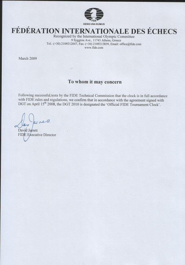 DGT 2010 Schachuhr - 1222a0ccd7deb821bd01a87865cf7f48