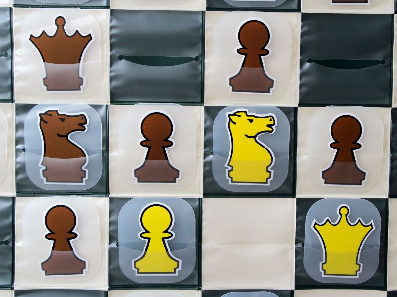 DEMONSTRATION DRAWING BOARD XXL - CUSTOMED (Schachbrett + Figuren + Tasche) - 2ada2f7f1f85fe5940e538c2db10c0d6