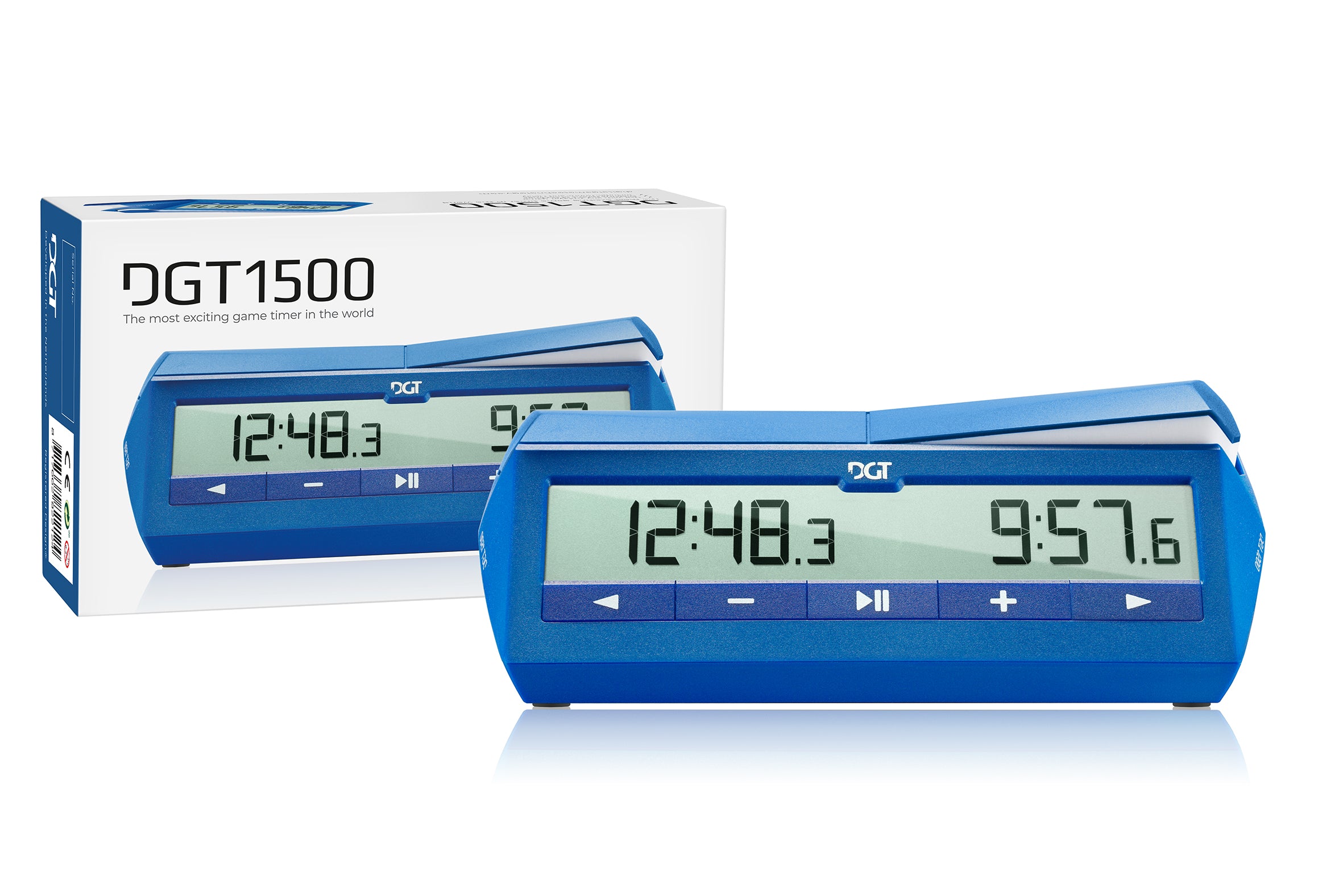 DGT-Schachuhr 1500 Blau - 914514cad1ffa73bb5a2aaecd50b55c3