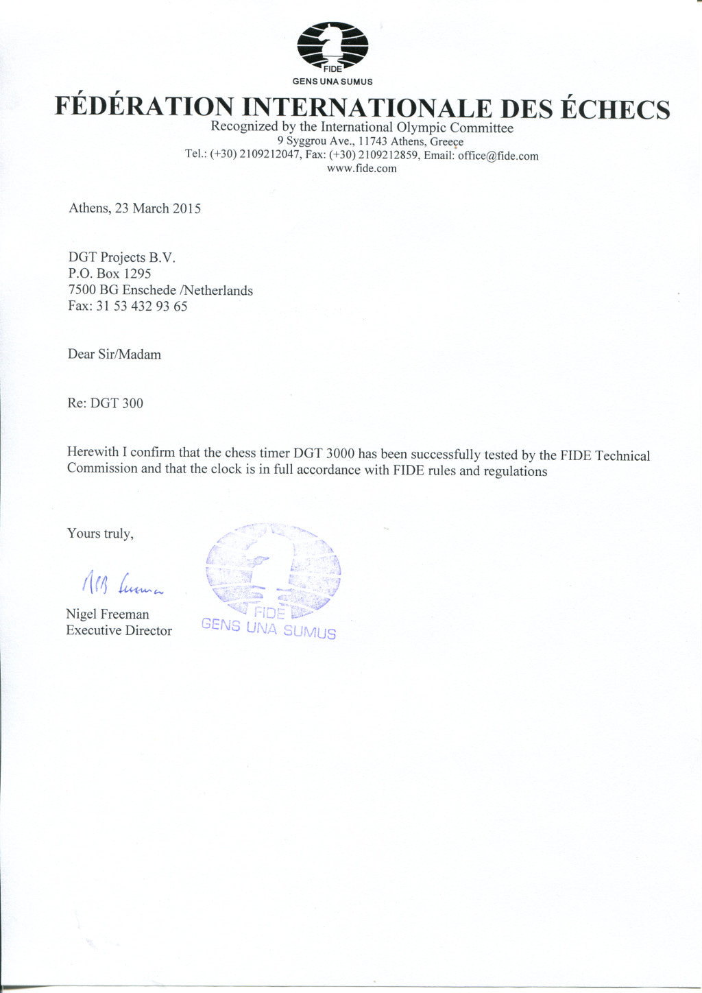 DGT 3000 Chess Clock Limited Edition - c3d80a99167478da58127b485c0dd105
