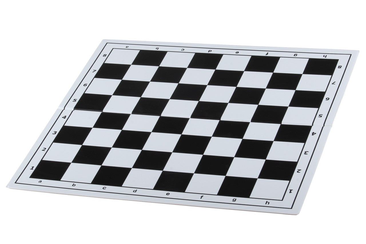 Plastic folding chessboard No. 4, white and black - Plastic folding chessboard No. 4, white and black