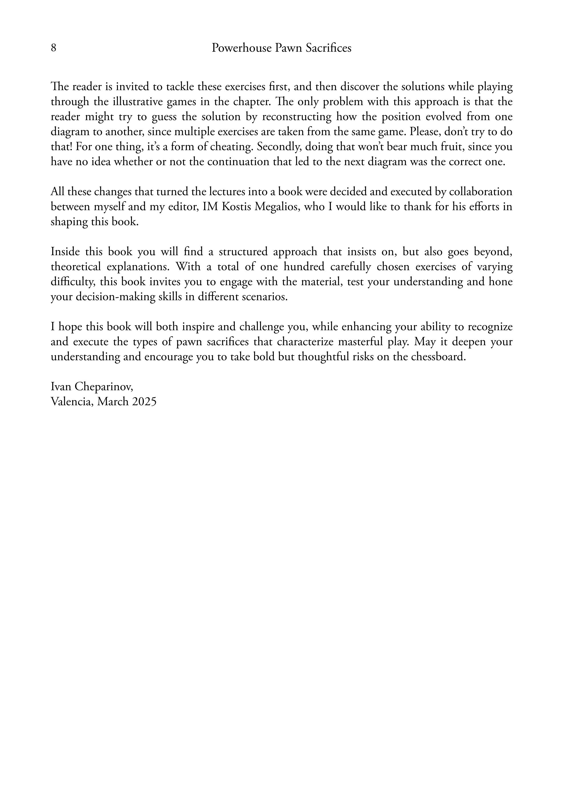 Powerhouse Pawn Sacrifices by Ivan Cheparinov (hardcover) - 6f5f3fac280b7d081c0eb3551e9692d0