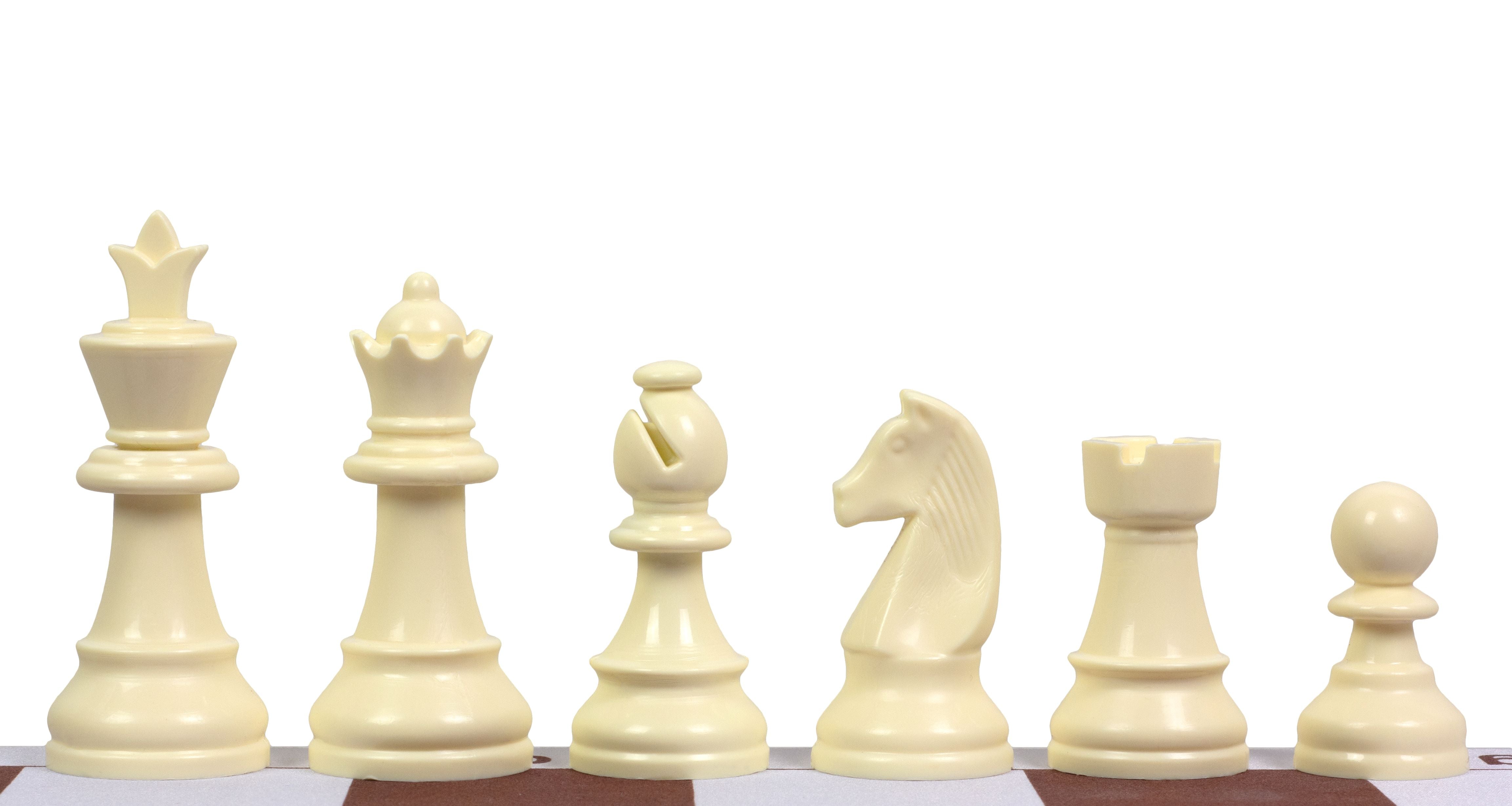 Staunton Schachfiguren 6, Kunststoff (König 95 mm) - a48618ebc0db3bd7cba1a3a68ff44115