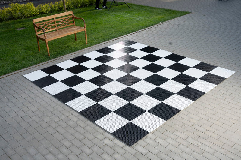 Plastic chess board for chess and outdoor/garden checkers (36 cm field) - Plastic chess board for chess and outdoor/garden checkers (36 cm field)