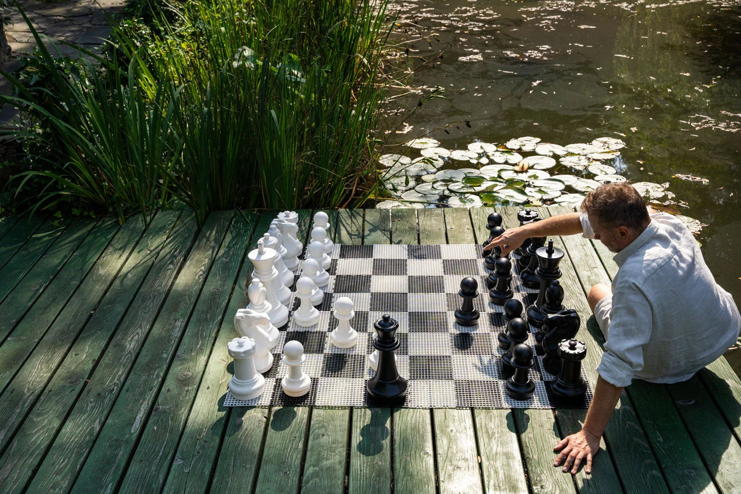 Schach im Freien – Urlaubsentspannung an der frischen Luft