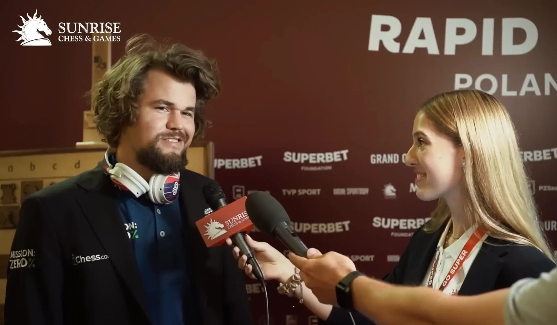 Magnus Carlsen bei Sunrise Chess & Game