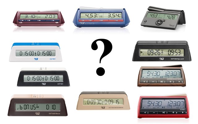 Welche Zeiteinstellungen gibt es bei DGT-Uhren? Ein Leitfaden für Käufer von Schachuhren.