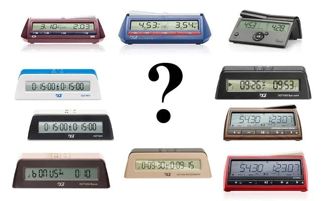 Welche Zeiteinstellungen gibt es bei DGT-Uhren? Ein Leitfaden für Käufer von Schachuhren.