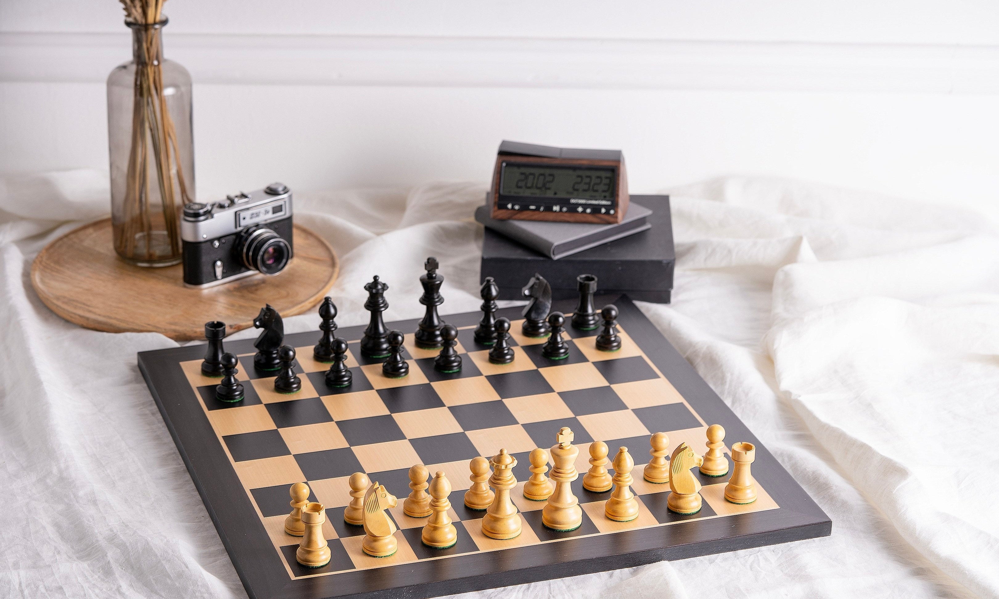 Schachsets mit Figuren