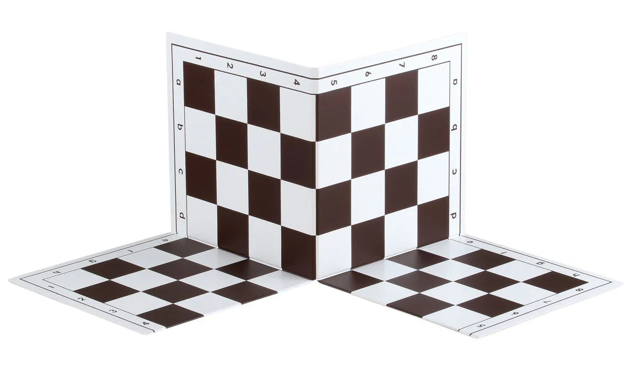 Schachbretter aus Kunststoff und Vinyl