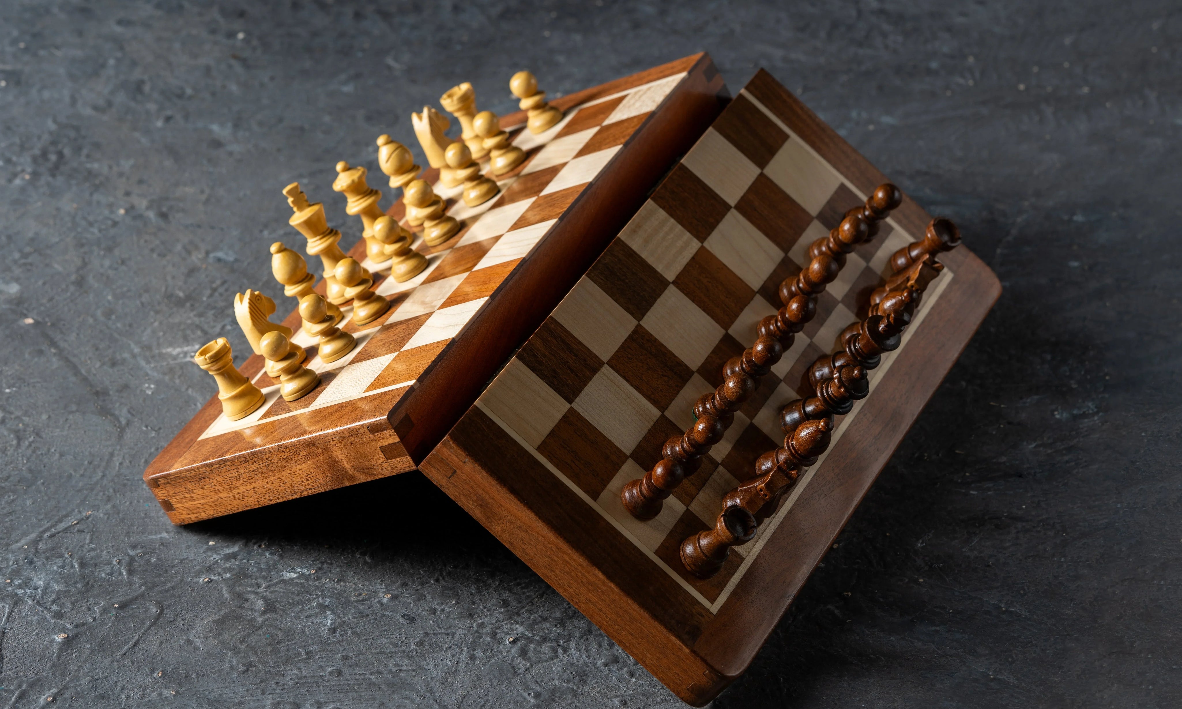 Magnetschach zum Reisen