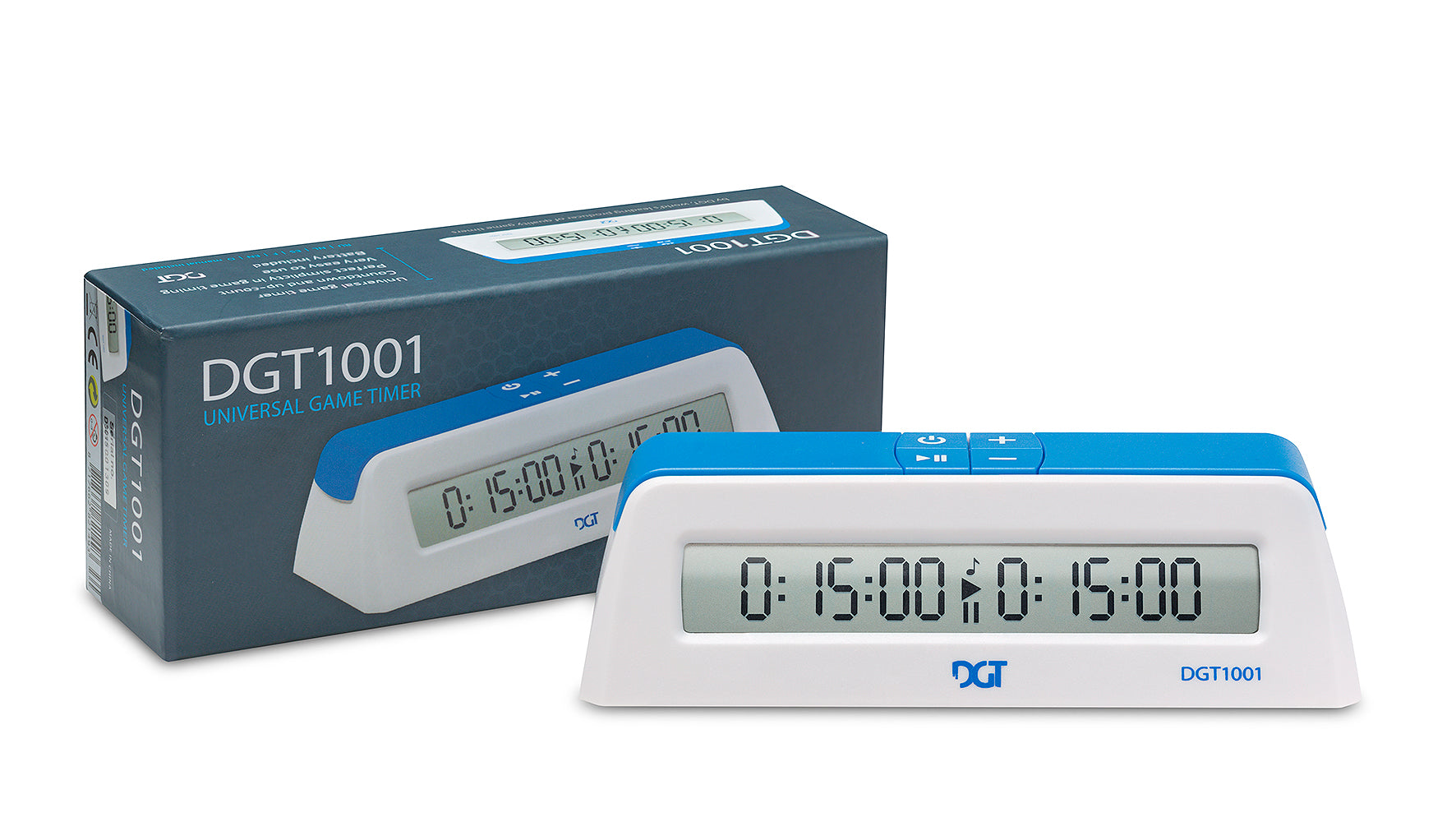 DGT 1001 Weiß - Schachuhr für Schulen und Vereine - 09fe7e072b4991645665fbec2b63e22a