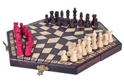 Schach für drei Spieler (32x28cm) - Familienspaß