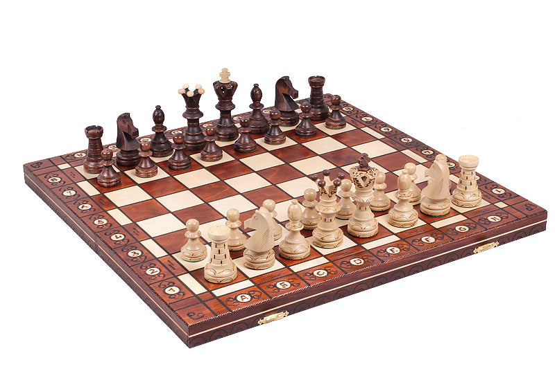 LUXURY Schach AMBASADOR - groß (54 x 54 cm) - c6357e18cd1c7888912e5b5c3049fbed