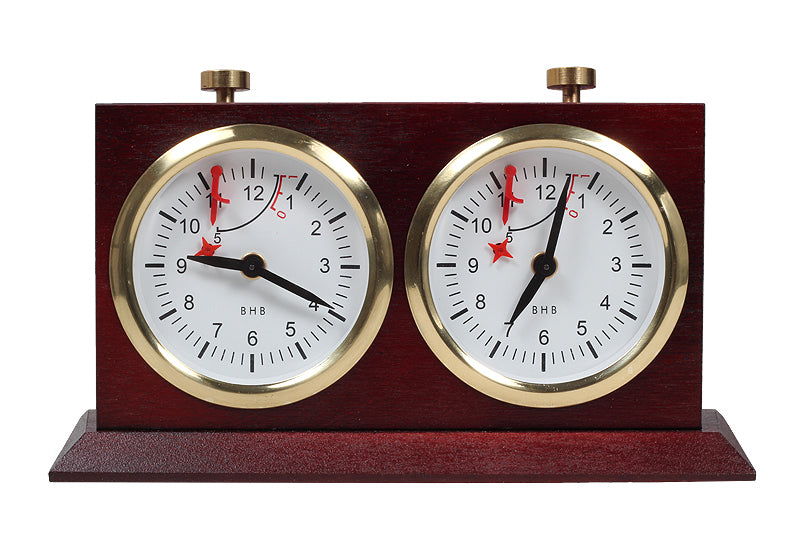 BHB Holzuhr mit Ständer - groß dunkel - ca15014c641d00233256b5feb4697995