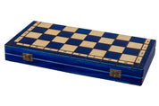 SCHACH AS (40,5 x 41 cm) BLAU