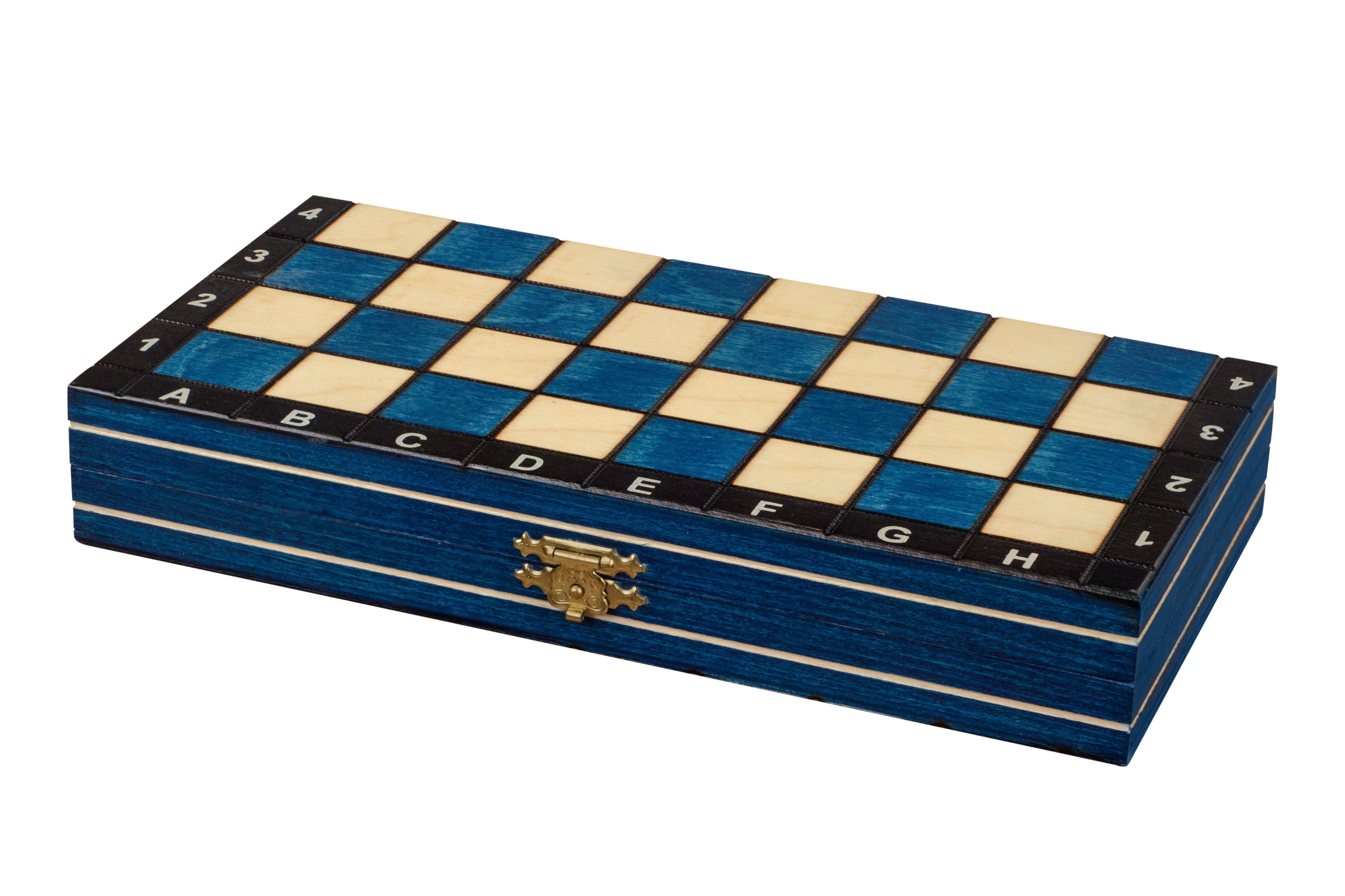 MAGNETISCHES SCHACH- BLAU - MAGNETISCHES SCHACH- BLAU