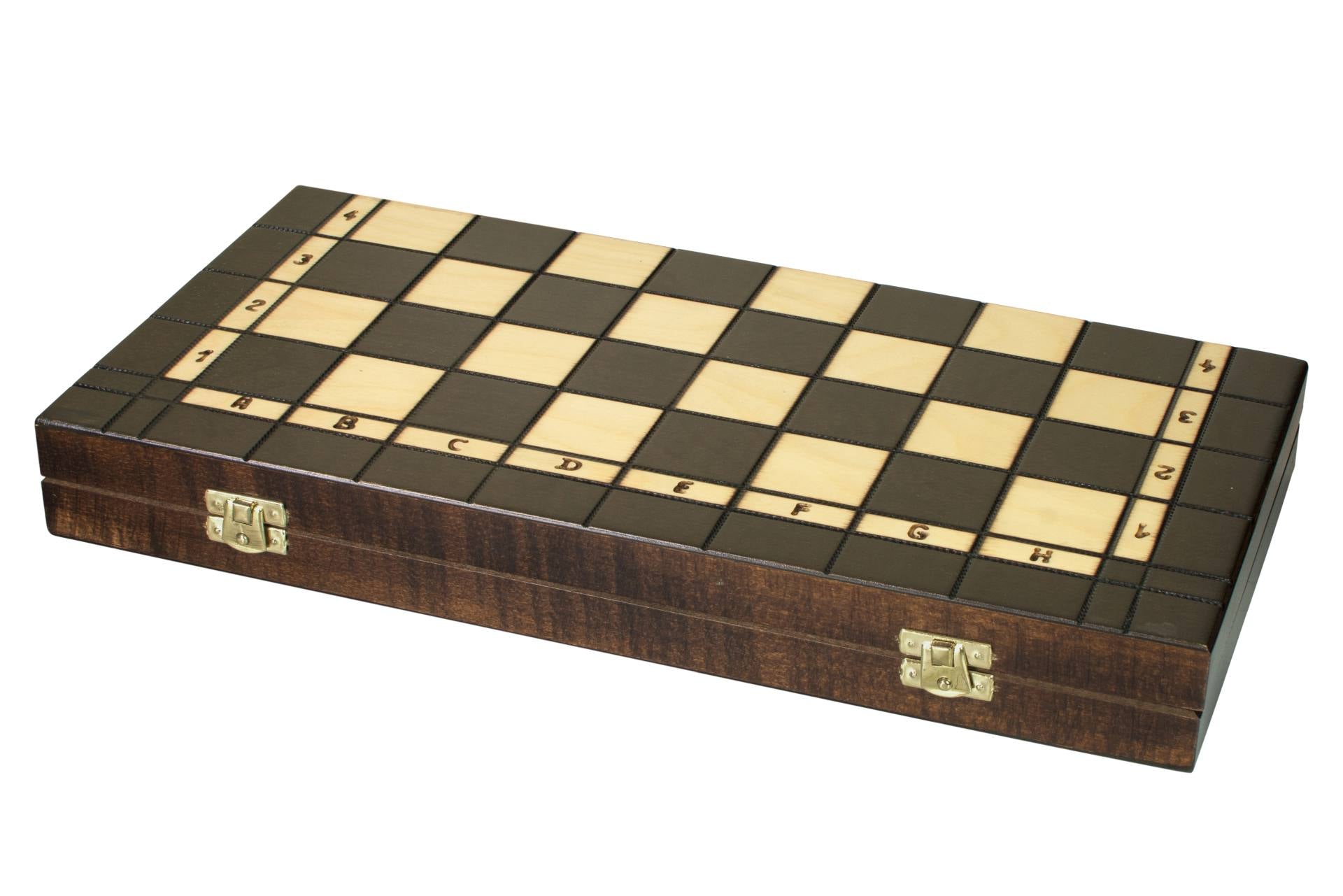 3-in-1 WOOD SET (40x40cm) CHASSETS + WARCABS + BACKGAMMON - 3-in-1 WOOD SET (40x40cm) CHASSETS + WARCABS + BACKGAMMON