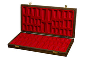 Wooden chess case with insert (40 x 40 cm)