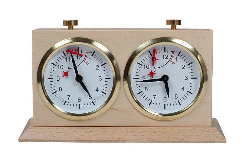 BHB Holzuhr mit Ständer - groß hell - 1aa377df2082544c2f42367a57344d0e