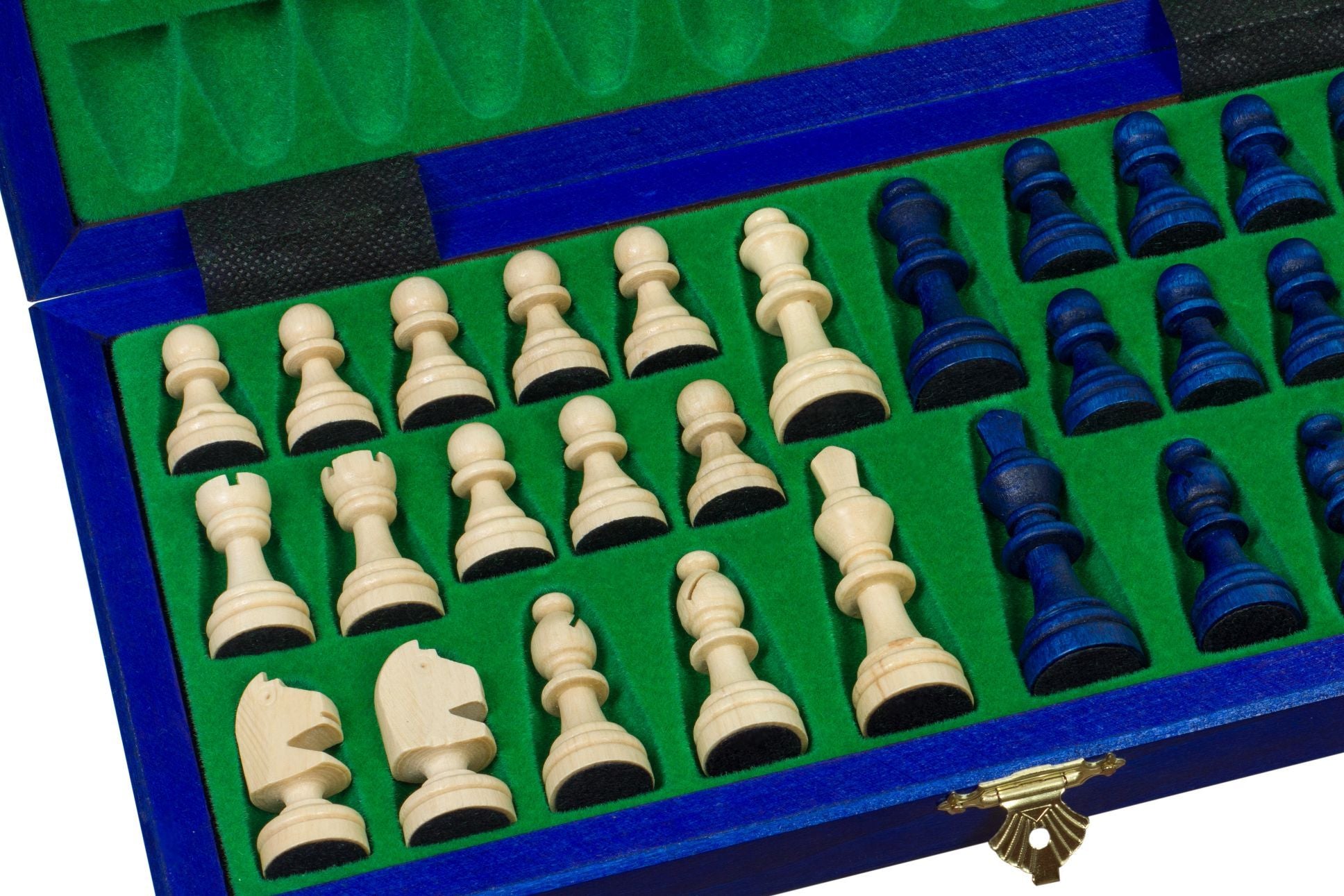 MAGNETISCHES SCHACH blau (28X28cm)-NurSchach