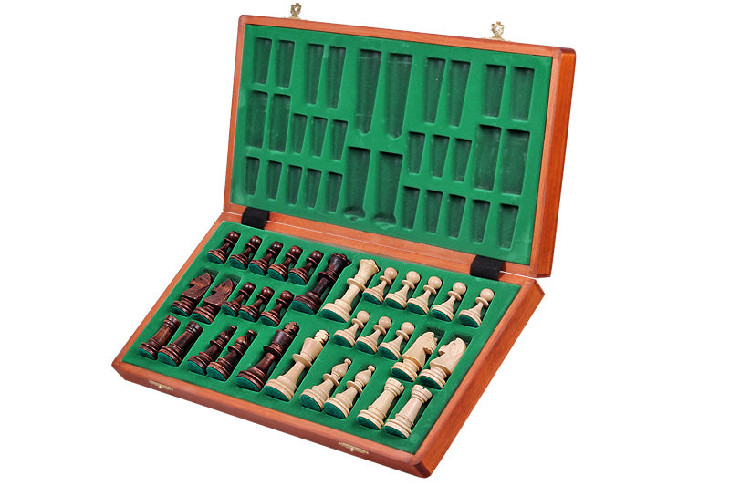 Turnierschach-Set Nr. 5 Intarsienarbeit (48x48cm) PROFESSIONAL Schachspiel - a3d96aaaa3ca2283a2704131284152b7