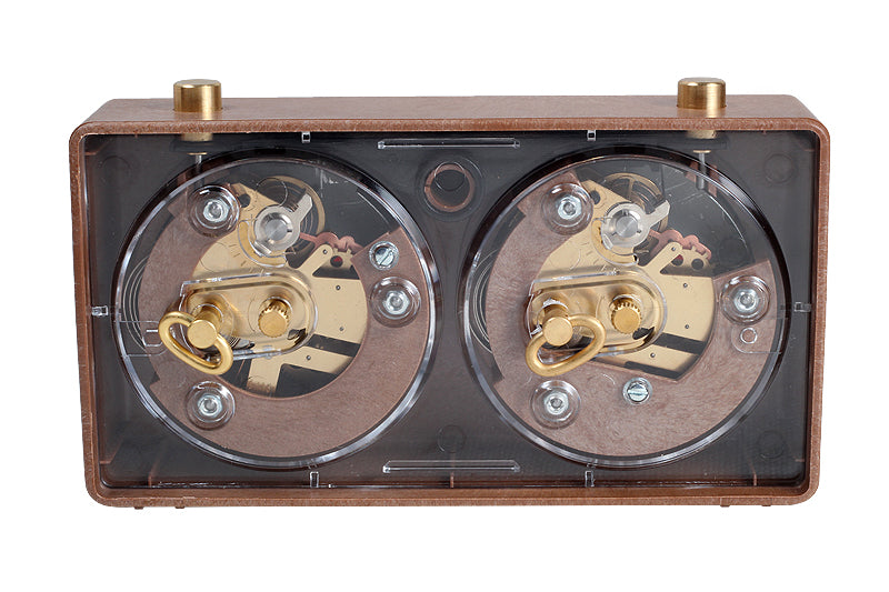 CLASSIC kleine Kunststoffuhr, braun - c6fb8b67f55497f03f4612ff11337a98