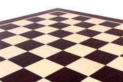 Schachbrett Nr. 4+ (ohne Beschreibung) Wenge/Jawor (Intarsien)
