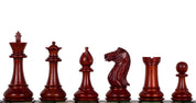 Pershing 4,25" Schachfiguren aus Rotholz